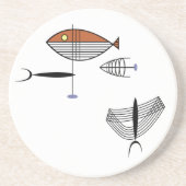 WELKE ZEE Onderzetter 4.5" Versie #2 (Voorkant)