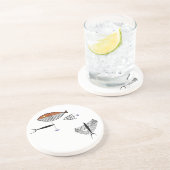 WELKE ZEE Onderzetter 4.5" Versie #2 (Zijkant)