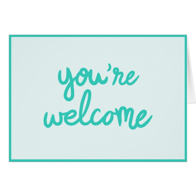 Welkom! (Voorkant Horizontaal)