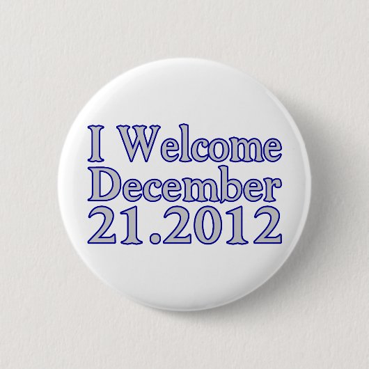 Welkom 2012 ronde button 5,7 cm (Voorkant)