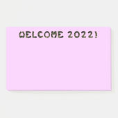 welkom 2022! post-it® notes (Voorkant)