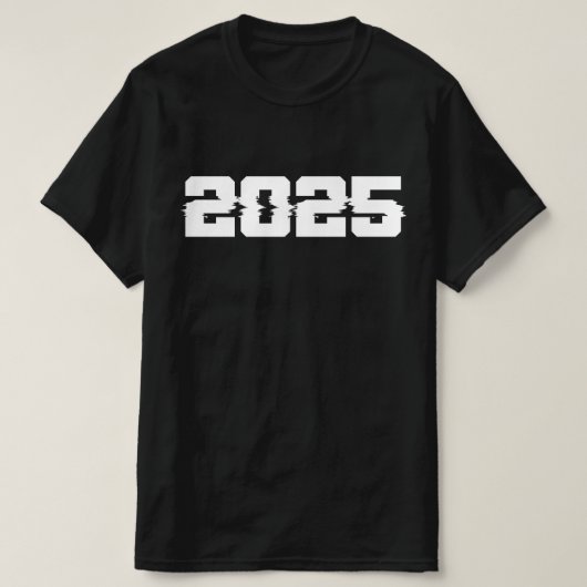 Welkom 2025 - Gelukkig Nieuwjaar 2025 T-shirt (Design voorkant)