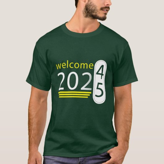Welkom 2025 t-shirt (Voorkant)