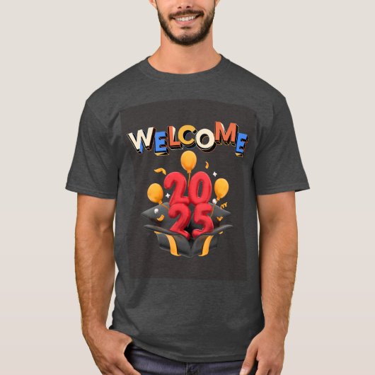 Welkom 2025 t-shirt (Voorkant)
