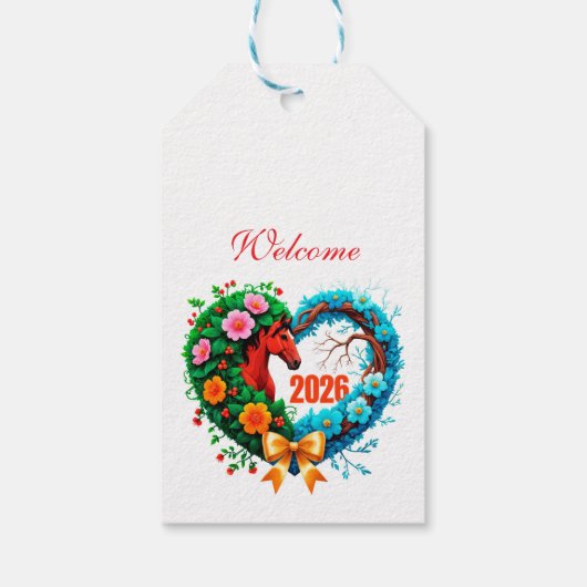 Welkom 2026 cadeaulabel (Achterkant)