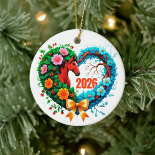 Welkom 2026 keramisch ornament