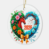 Welkom 2026 keramisch ornament (Links)