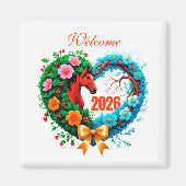 Welkom 2026 magneet (Voorkant)