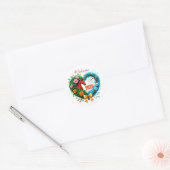 Welkom 2026 ronde sticker (Envelop)