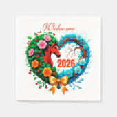 Welkom 2026 servet (Voorkant)