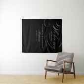 Welkom 25-jarig jubileum Elegant Zilver Schrift Wandkleed (In Situ (horizontaal))