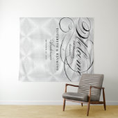 Welkom 25e Jubileum Elegant Silver Script Wandkleed (In Situ (horizontaal))