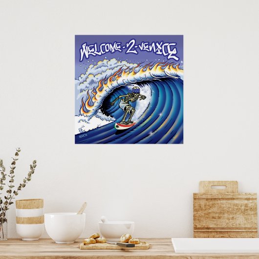 Welkom 2 Venetië-Poster Poster (Keuken)