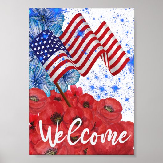 Welkom 4 juli poster (Voorkant)
