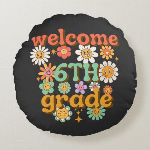 welkom 6e leerjaar, eerste schooldag, welkom rond kussen