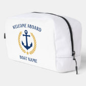 Welkom aan boord Bootnaam Anker Gold Laurel Star Toilettasje (Rechterhoek)