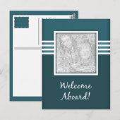 welkom aan boord briefkaart (Voorkant / Achterkant)