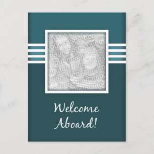 welkom aan boord briefkaart