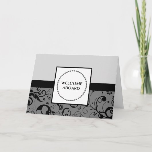 welkom aan boord ( damask ) kaart (Voorkant)