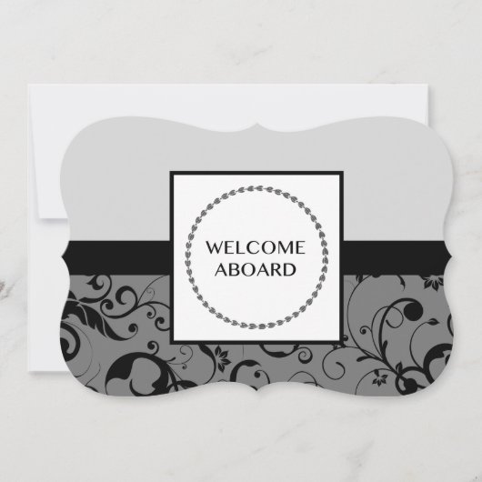 welkom aan boord ( damask ) kaart (Voorkant)