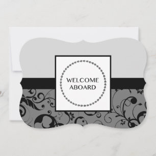 welkom aan boord ( damask ) kaart