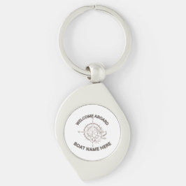 Welkom aan boord kussens sleutelhanger