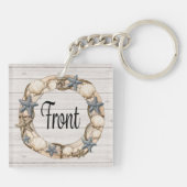 Welkom aan boord Nautical Beach Sleutelhanger (Achterkant)