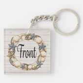 Welkom aan boord Nautical Beach Sleutelhanger (Achterkant)