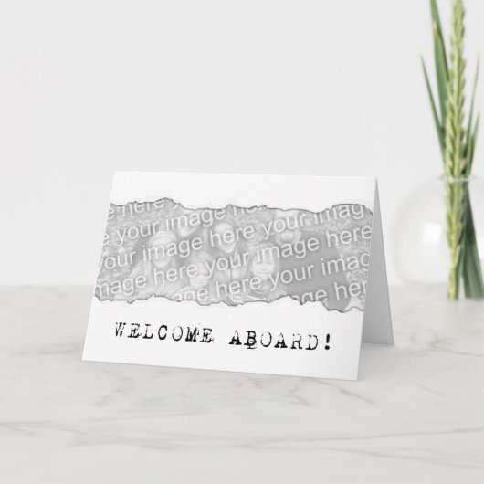 welkom aan boord! (paginascheur) kaart (Voorkant)
