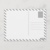 welkom aan boord ( retro ) briefkaart (Achterkant)