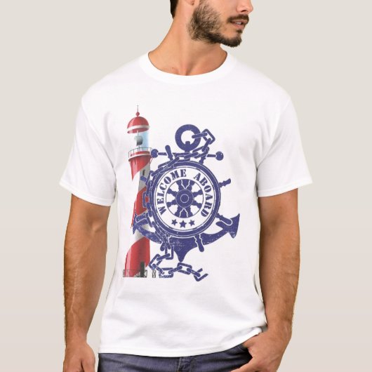welkom aan boord t-shirt (Voorkant)
