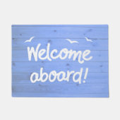 Welkom aan boord van Fun Sailing Quote Deurmat (Voorkant)