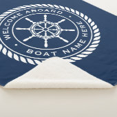 Welkom aan boord van het schip: naam zeemijl sherpa deken (3/4)