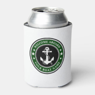 Welkom aan boord van je botnaam Anchor Stars Green Blikjeskoeler
