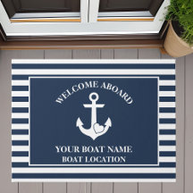 Welkom aan boord van nautische boot bewonderaar ha