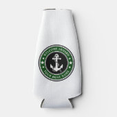 Welkom aan boord van uw boot naam anker sterren gr flesjeskoeler (Voorkant)