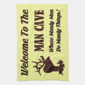 WELKOM AAN DE CAVE VAN HET MAN THEEDOEK (Verticaal)