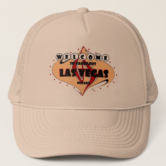 WELKOM AAN FABULOUS LAS VEGAS UNIQUE, ORIGINAL, DI TRUCKER PET (Voorkant)