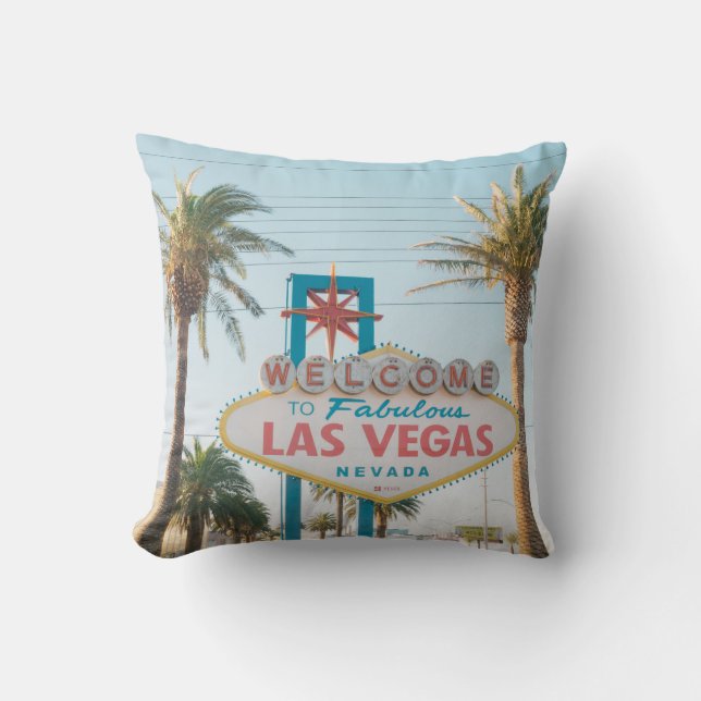 WELKOM AAN LAS VEGAS KUSSEN (Voorkant)