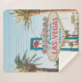 WELKOM AAN LAS VEGAS SHERPA DEKEN (Voorkant (horizontaal))