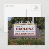 WELKOM AAN OKOLONA BRIEFKAART (Voorkant / Achterkant)