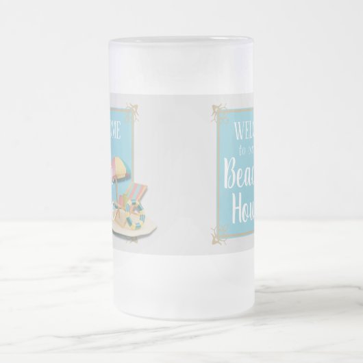 WELKOM aan ons winkelcentrum - Ontwerp nr. 1 Matglas Bierpul (Center)