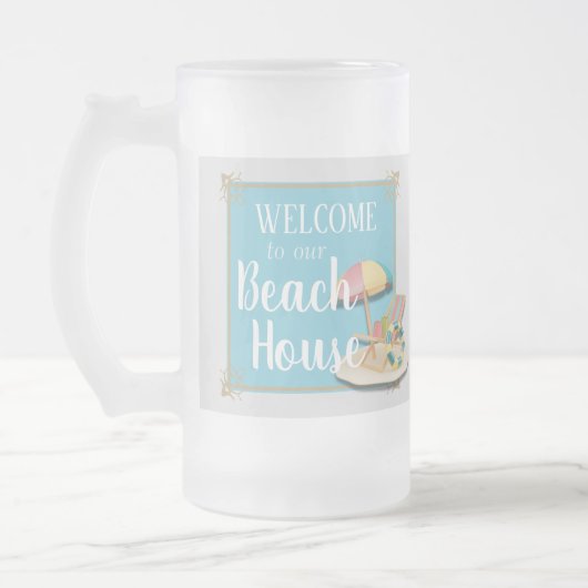 WELKOM aan ons winkelcentrum - Ontwerp nr. 1 Matglas Bierpul (Links)