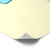 Welkom Aangepaste Naam Bruidsmeisjesfeest Theekopj Poster (Hoek)