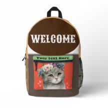 Welkom aangepaste ontwerp met liefde kat