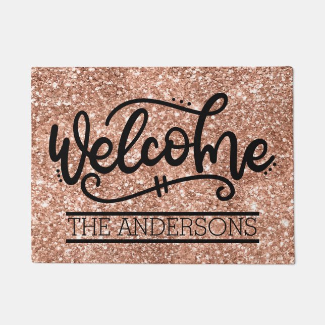 Welkom aangepaste reeks deurmat (Voorkant)