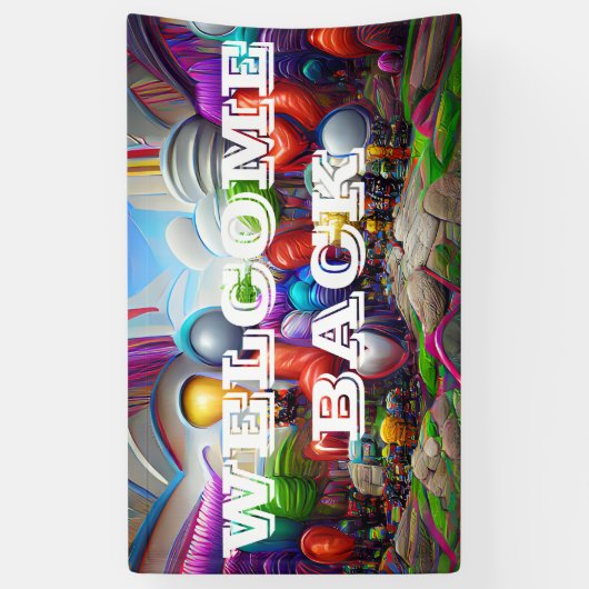 Welkom aangepaste Vinyl Banner 3' x 5' Banner (Verticaal)