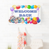 Welkom aangepaste Vinyl Banner 3' x 5' Banner (Insitu)