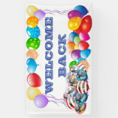 Welkom aangepaste Vinyl Banner 3' x 5' Banner (Verticaal)