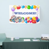 Welkom aangepaste Vinyl Banner 3' x 5' Banner (Beurs)